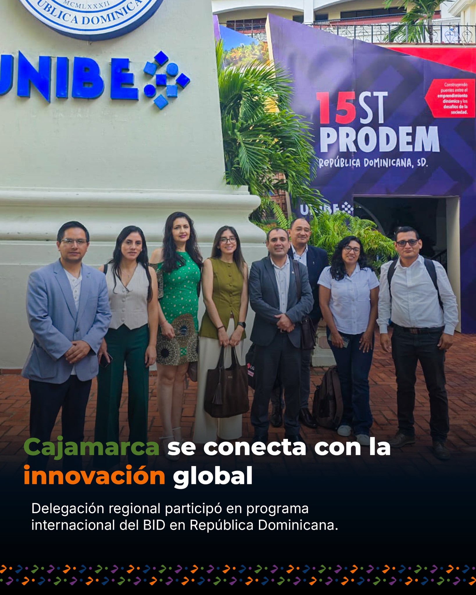 Cajamarca se conecta con la innovación global: delegación regional participó en programa internacional del BID en República Dominicana